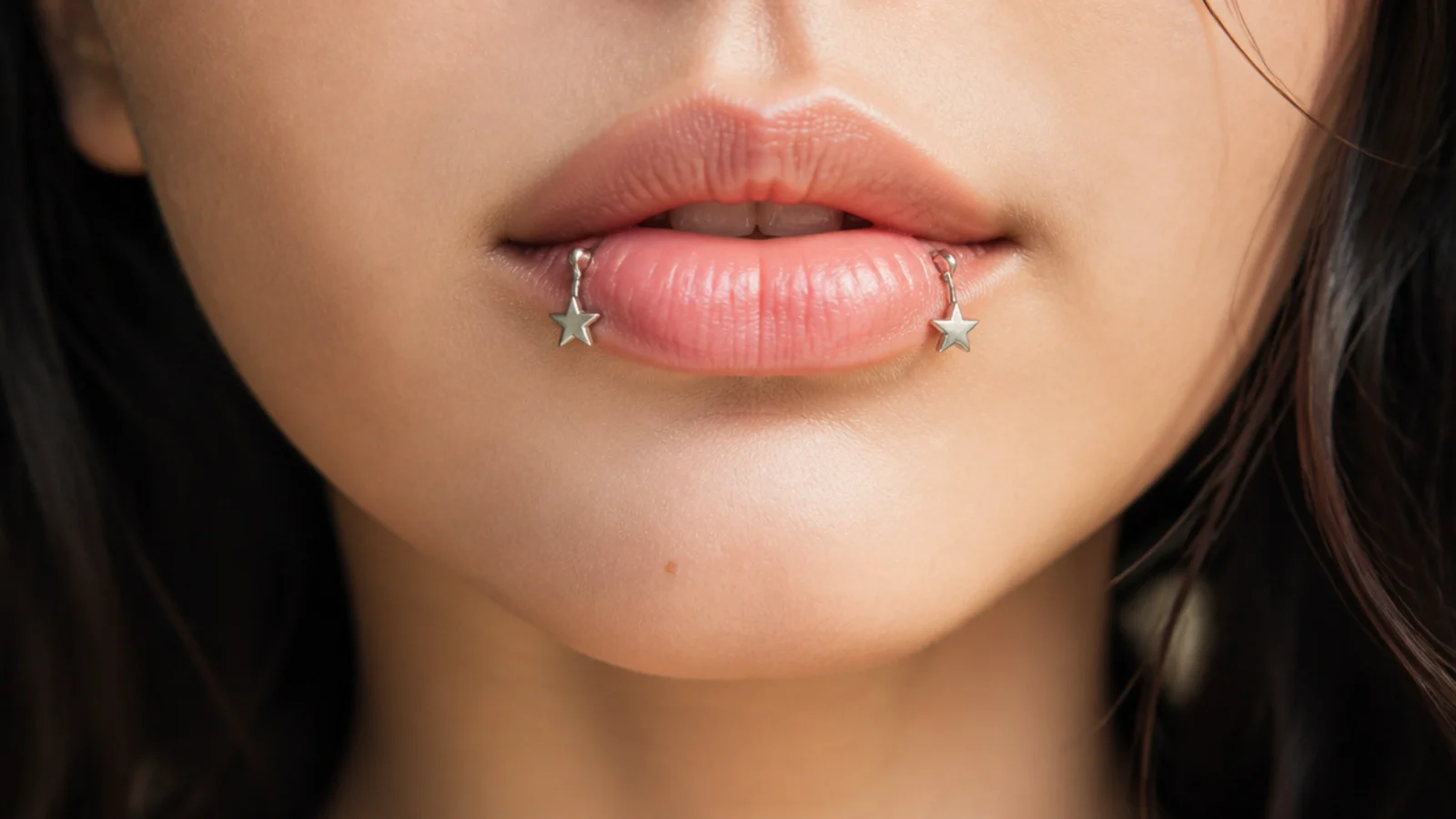 Angel fangs with tiny star-shaped ends