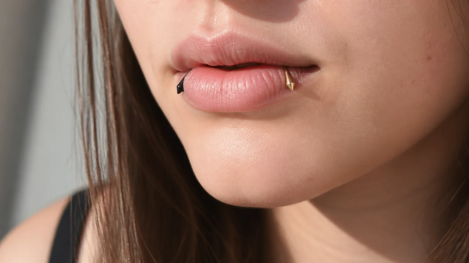 Angel fangs mixing black and gold ends
