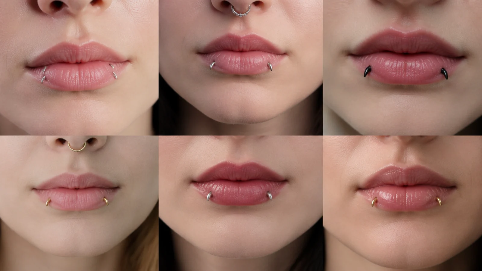 Angel fangs styled to suit different personal aesthetics