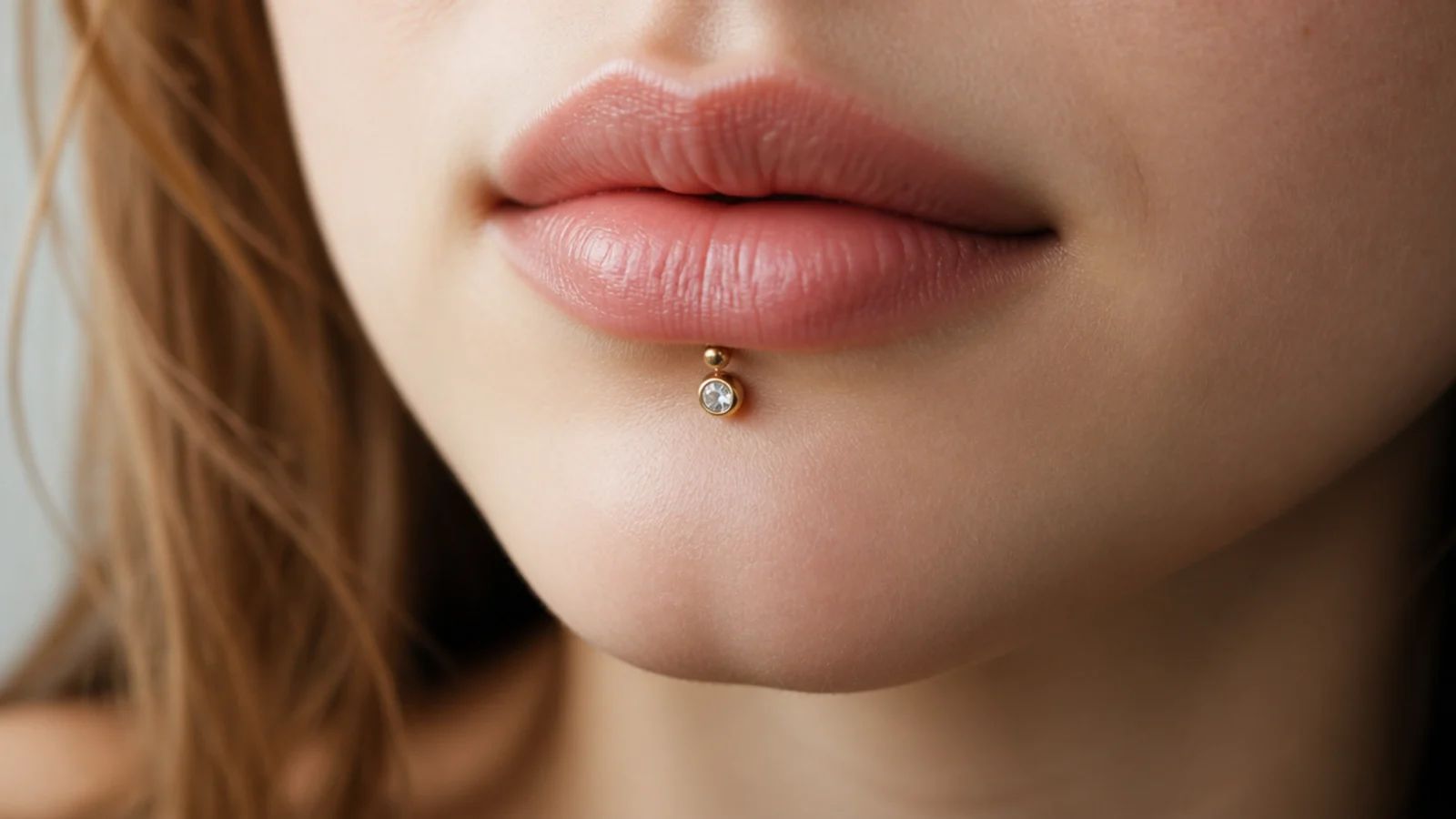 Implant-grade titanium and gold piercing jewellery