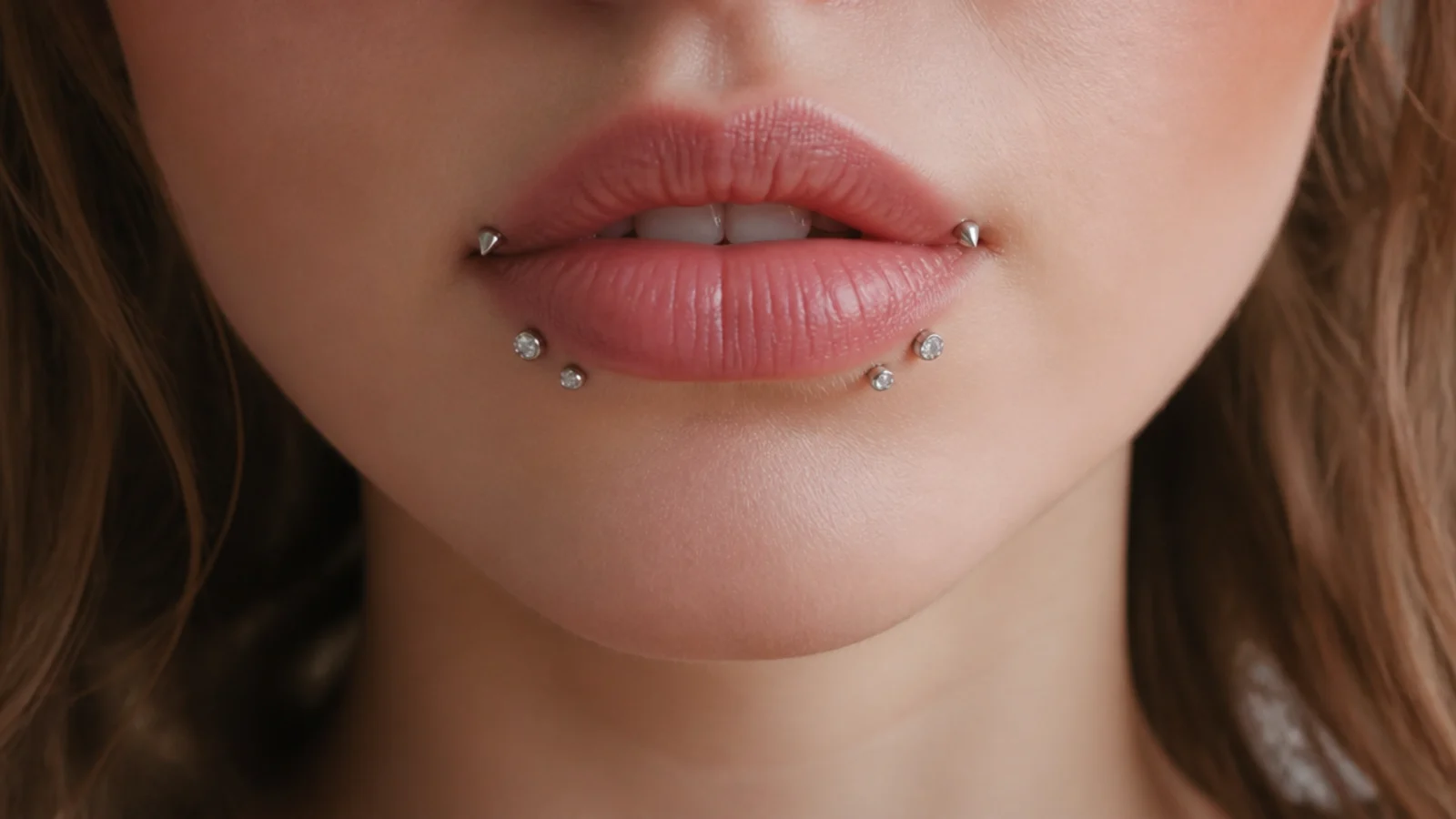 Angel fangs and snake bites with graduated gem sizes
