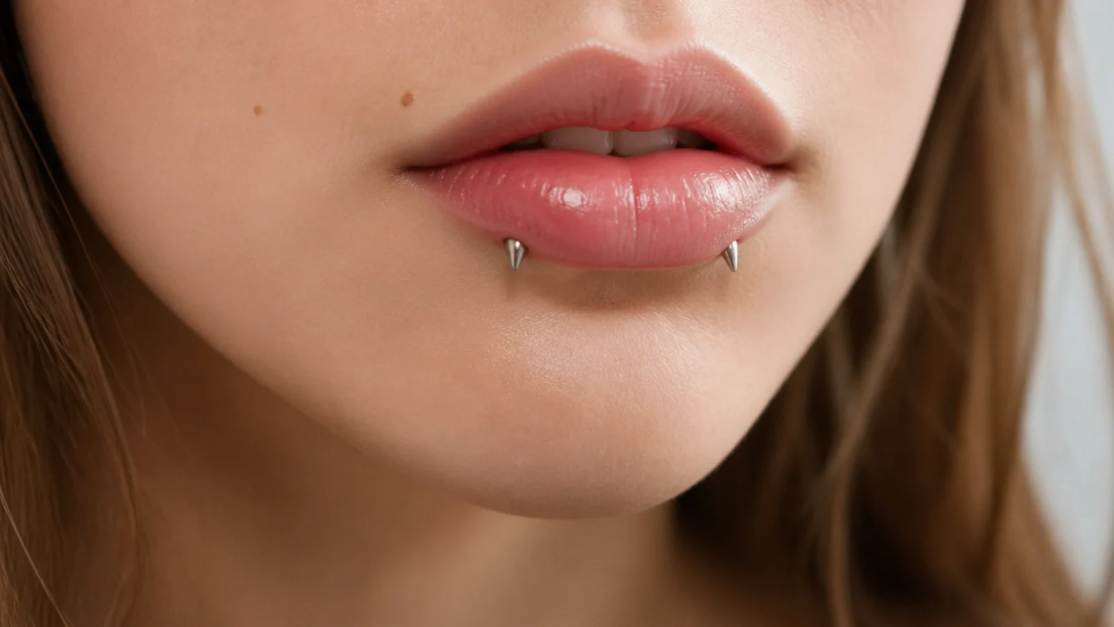 Inverted angel fangs with spike ends