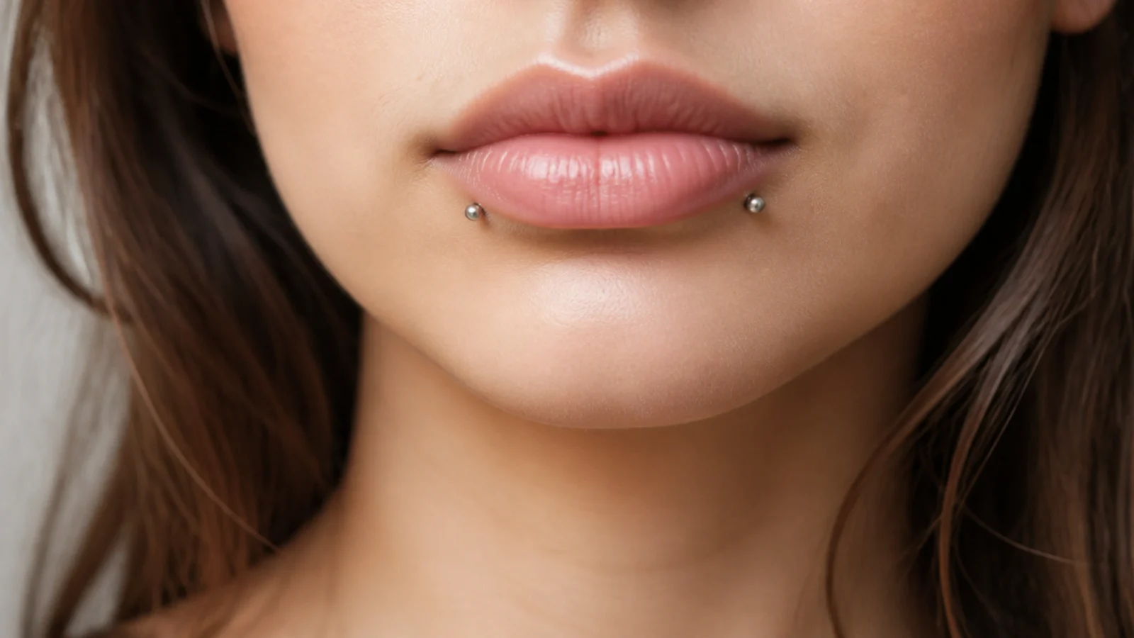 Inverted angel fangs with implant-grade titanium studs
