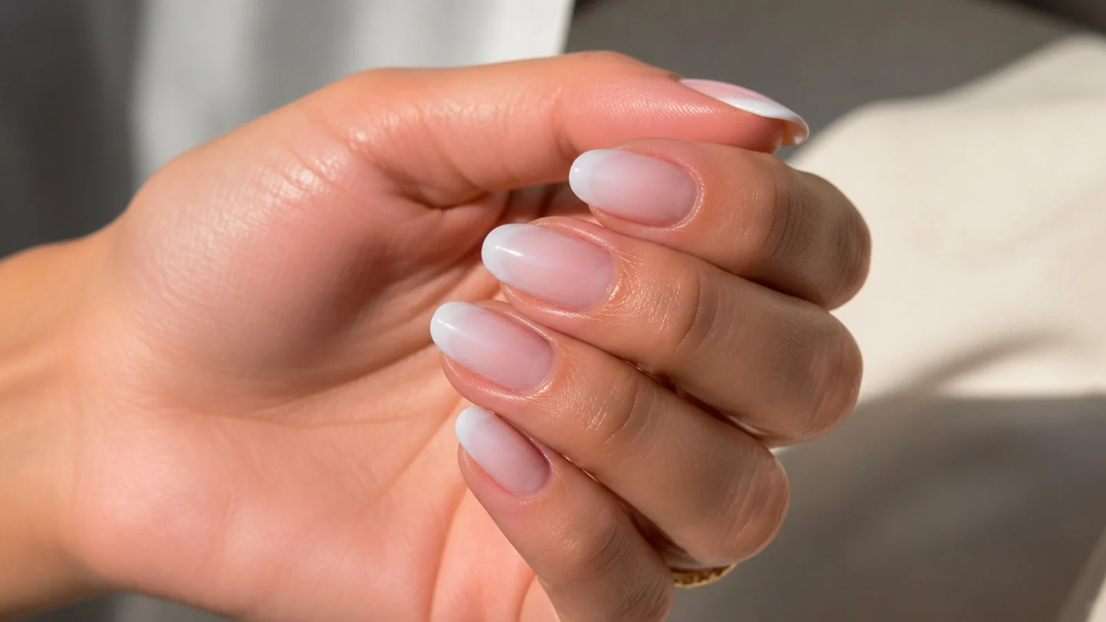 A French line detail over a soft baby boomer ombre