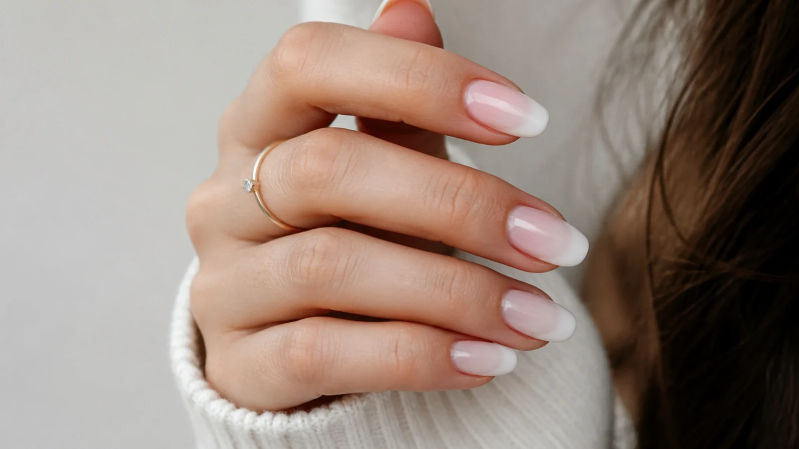 A close-up of a soft, seamless baby boomer gradient