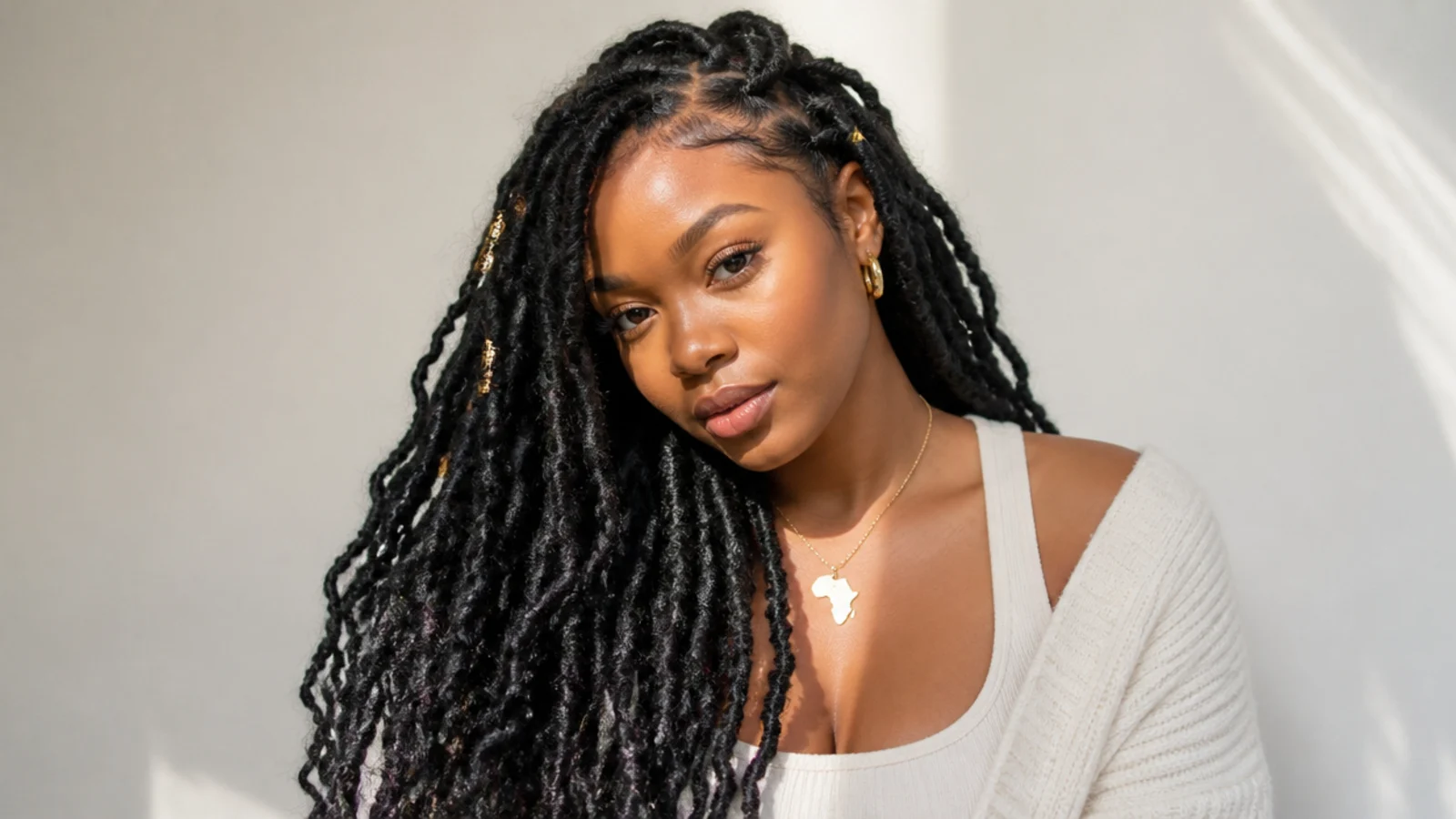 Long jumbo-sized butterfly locs