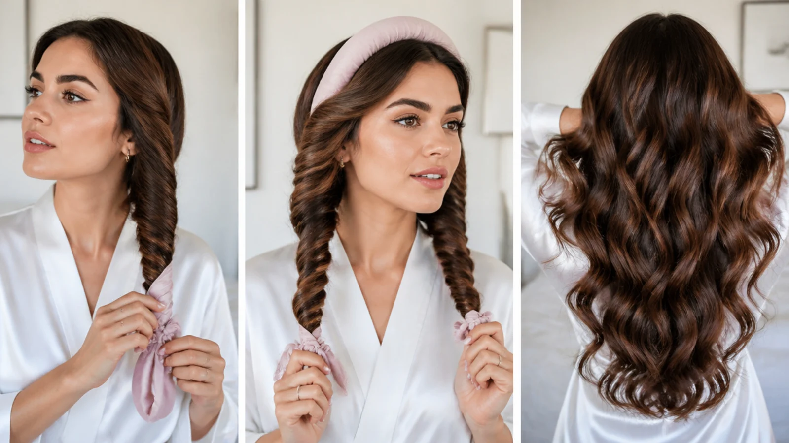 Setting curls a few hours before sleeping