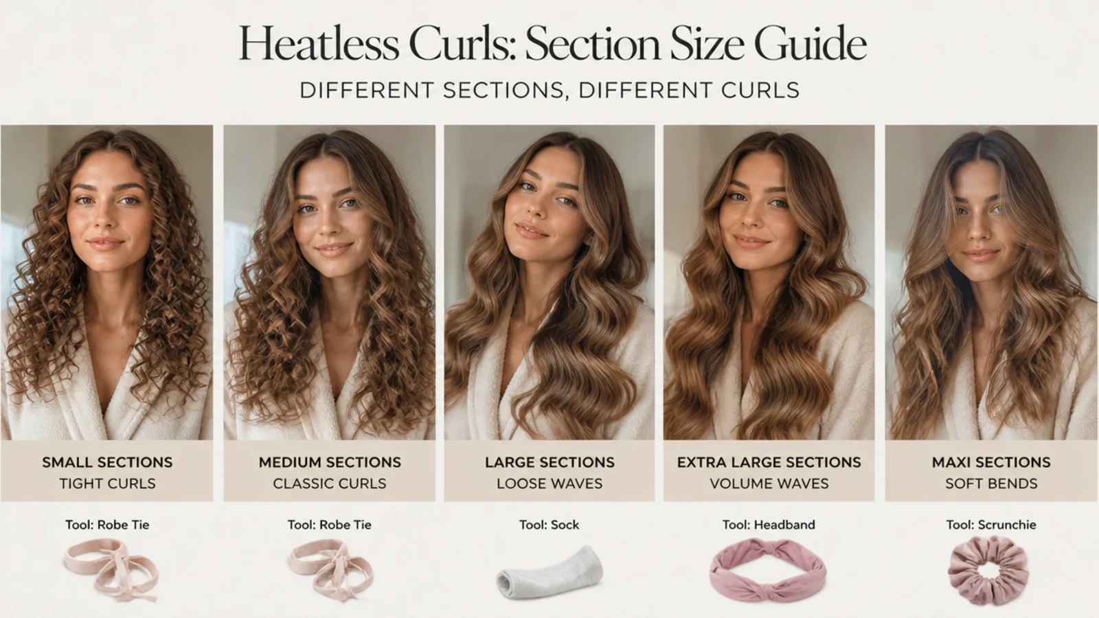 Different section sizes for different curl results