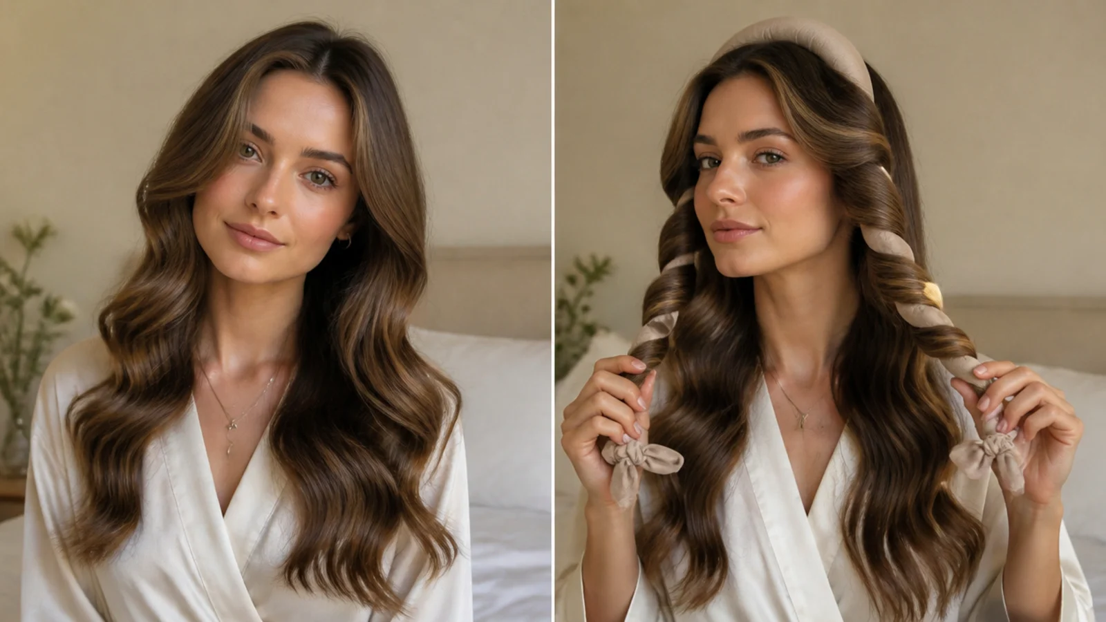 Long, flowing mermaid waves