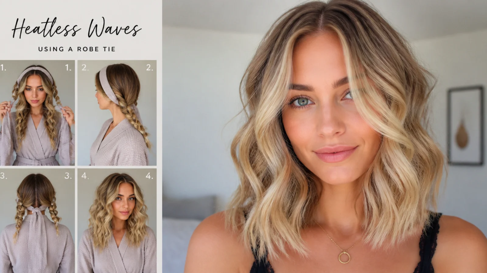 Soft beachy waves on a lob