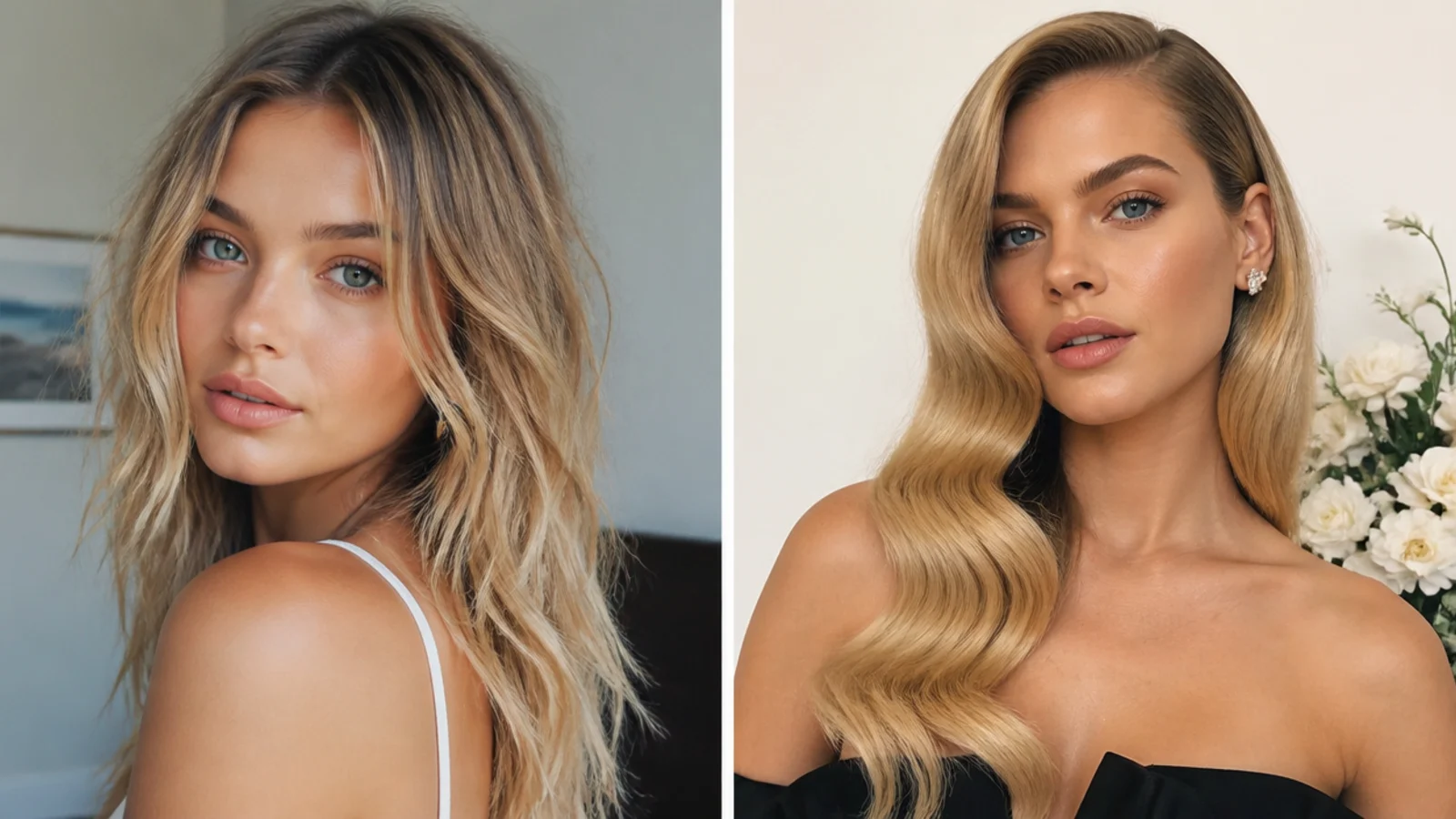 Tousled, matte beach waves with undone texture