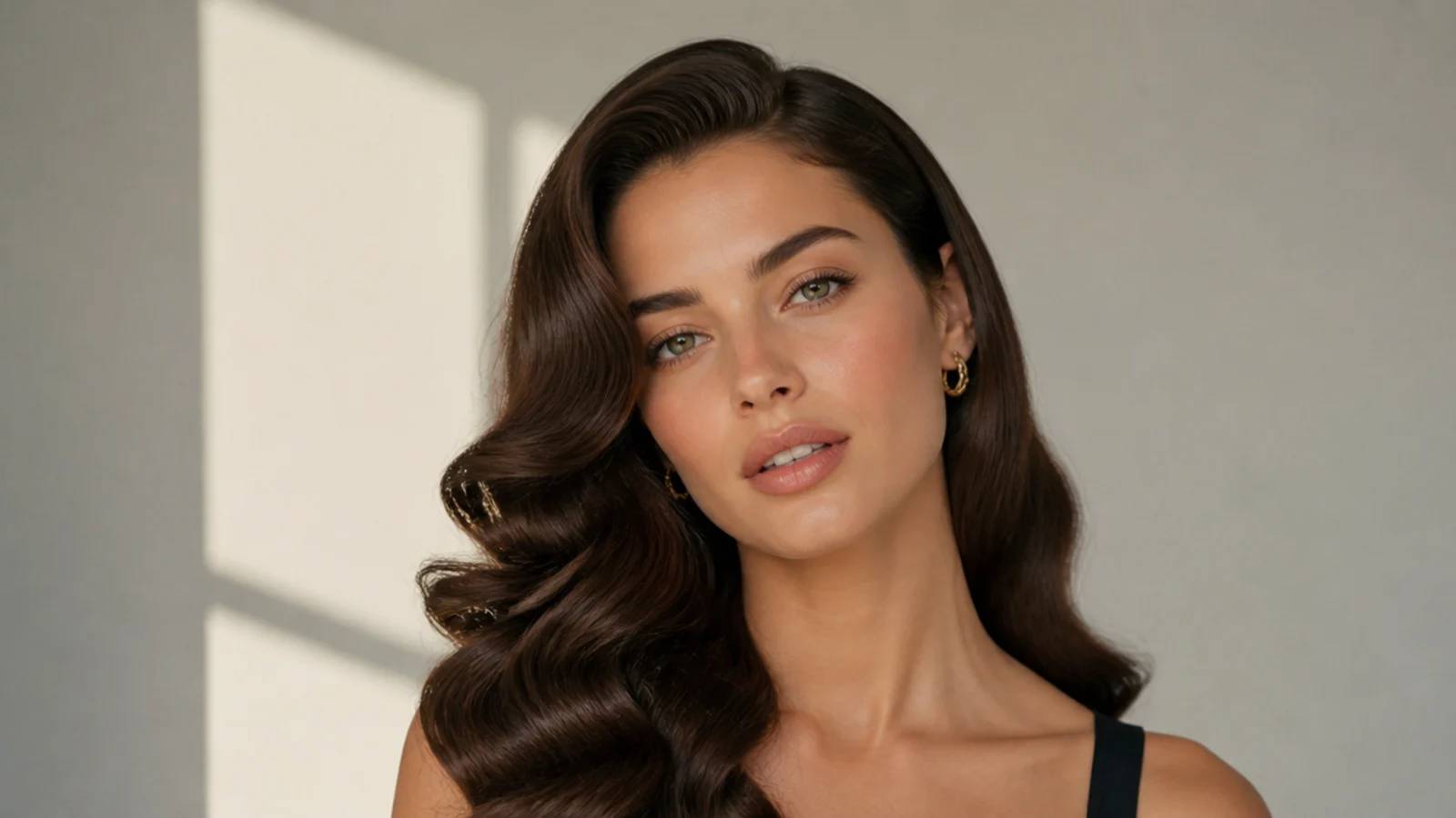 Voluminous old-Hollywood bombshell waves