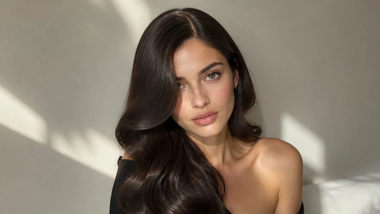 Soft, touchable Hollywood waves with movement
