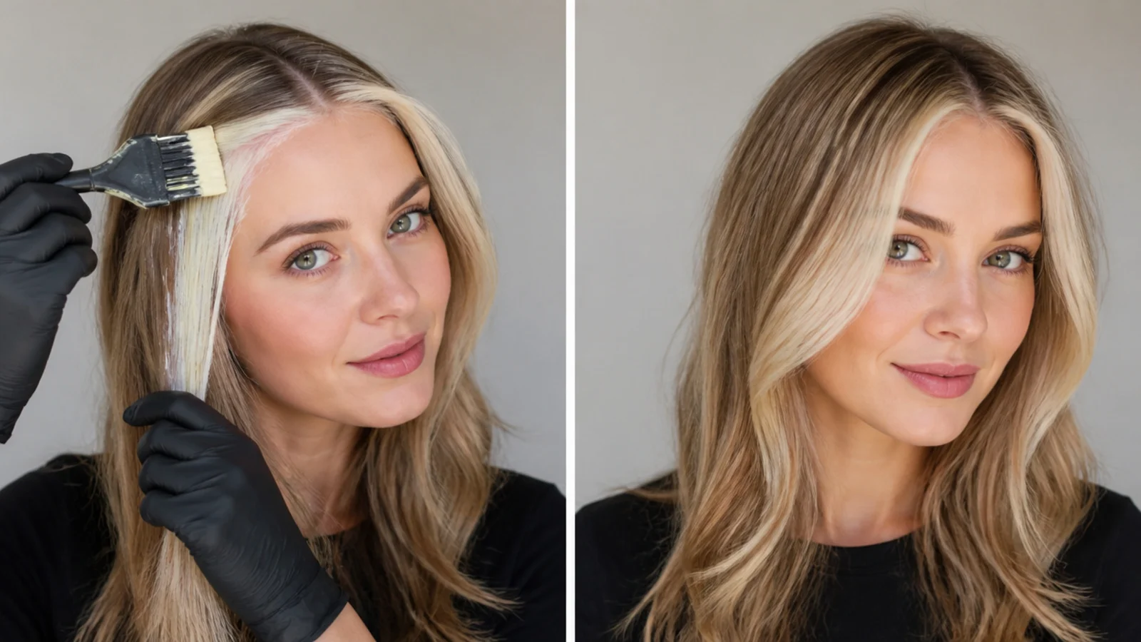 Toning and conditioning freshly lightened money piece front sections