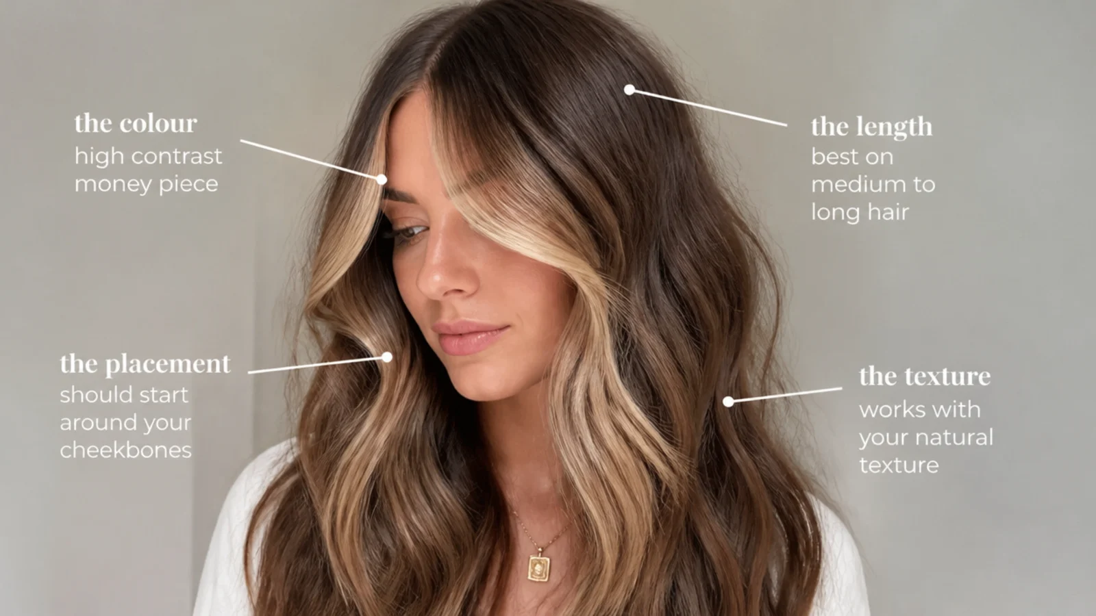 Things I wish I knew before getting money piece hair, vertical Pinterest style
