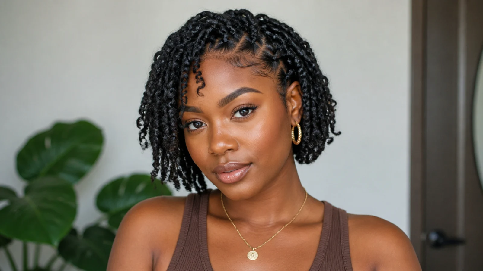 Short mini passion twists bob