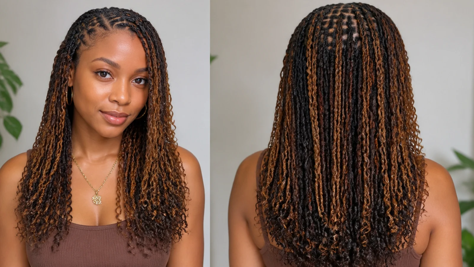 Mini passion twists blending two colours