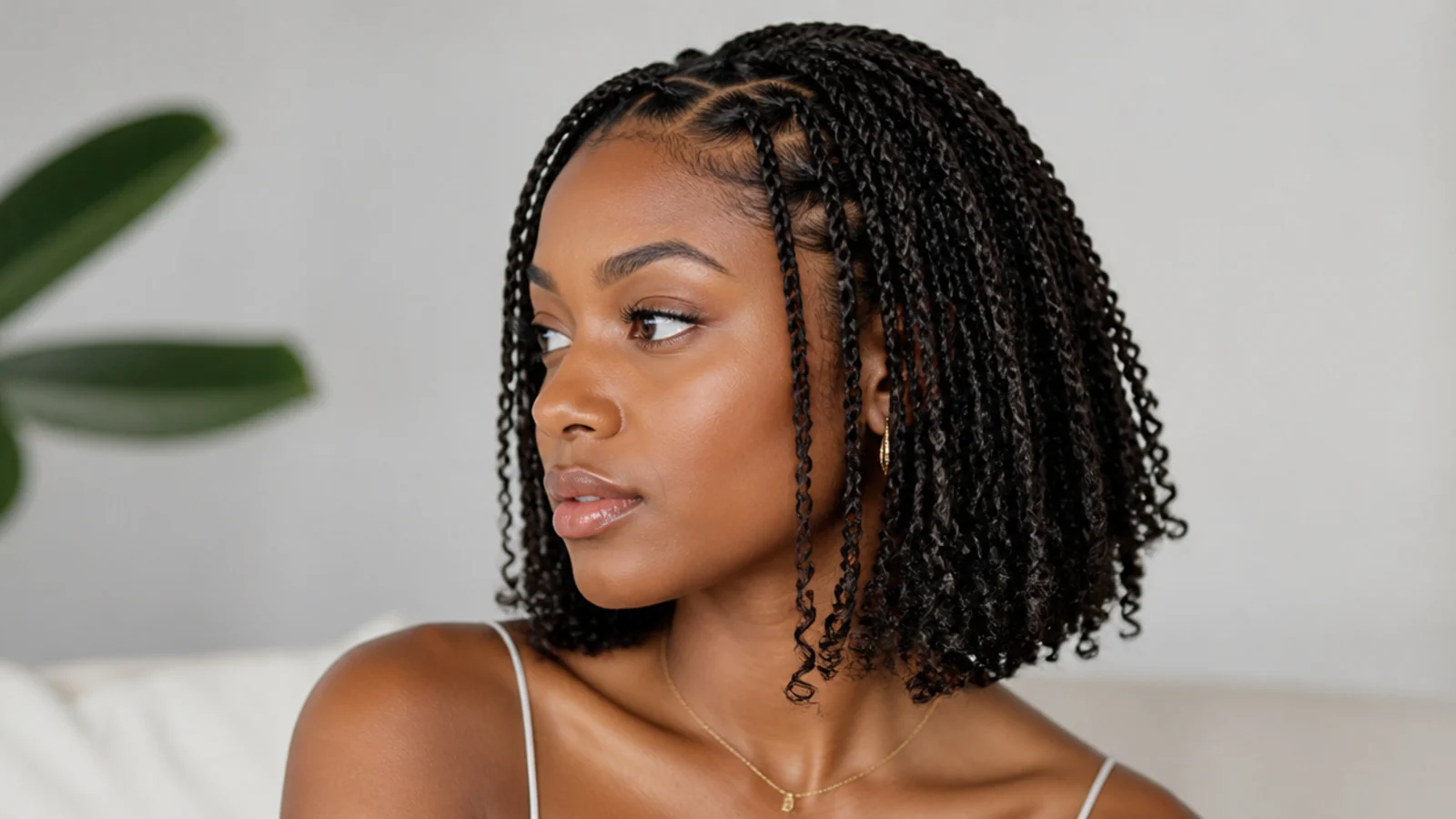 Neat mini passion twists with a detailed boho texture