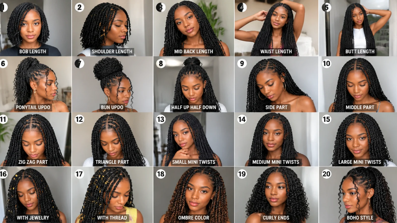 20 mini passion twists ideas, vertical Pinterest style