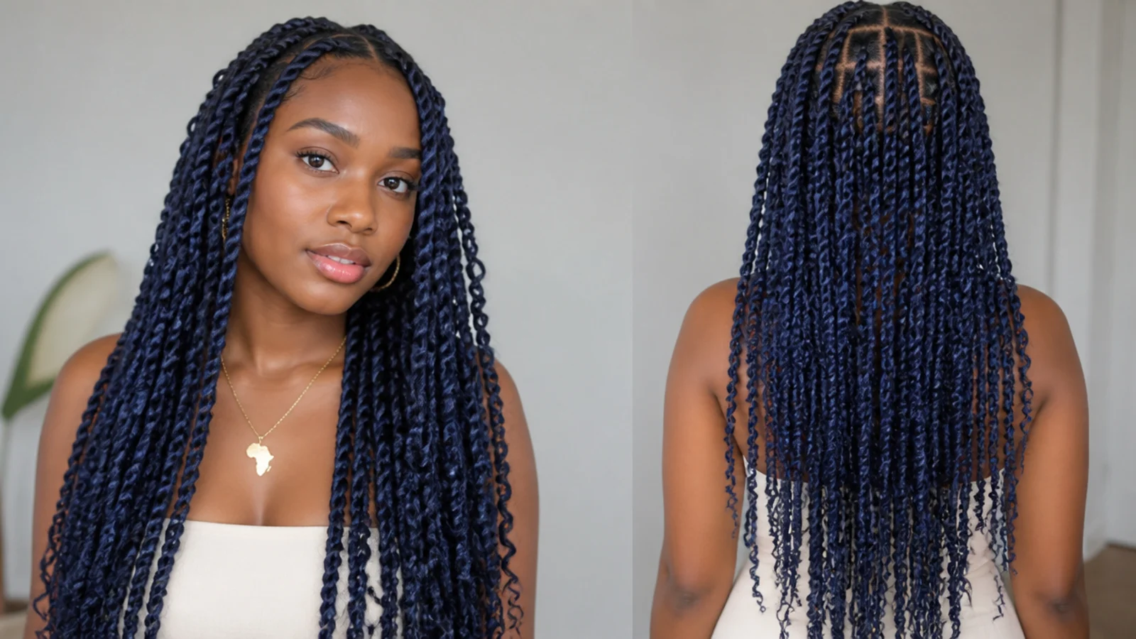 Deep blue passion twists