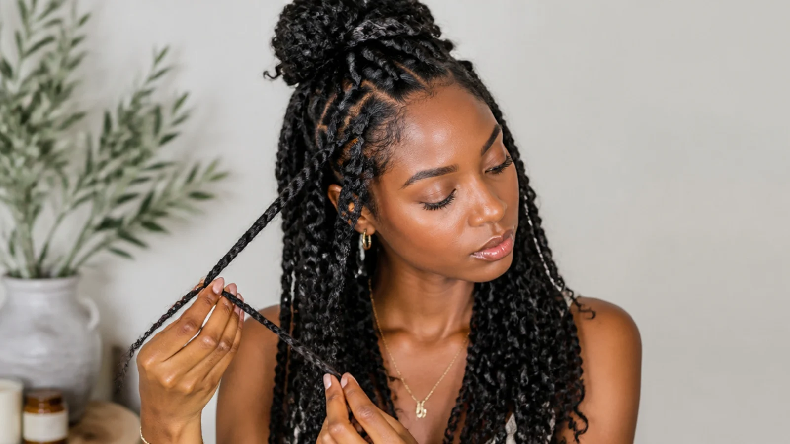 Passion twists being gently unravelled at take-down