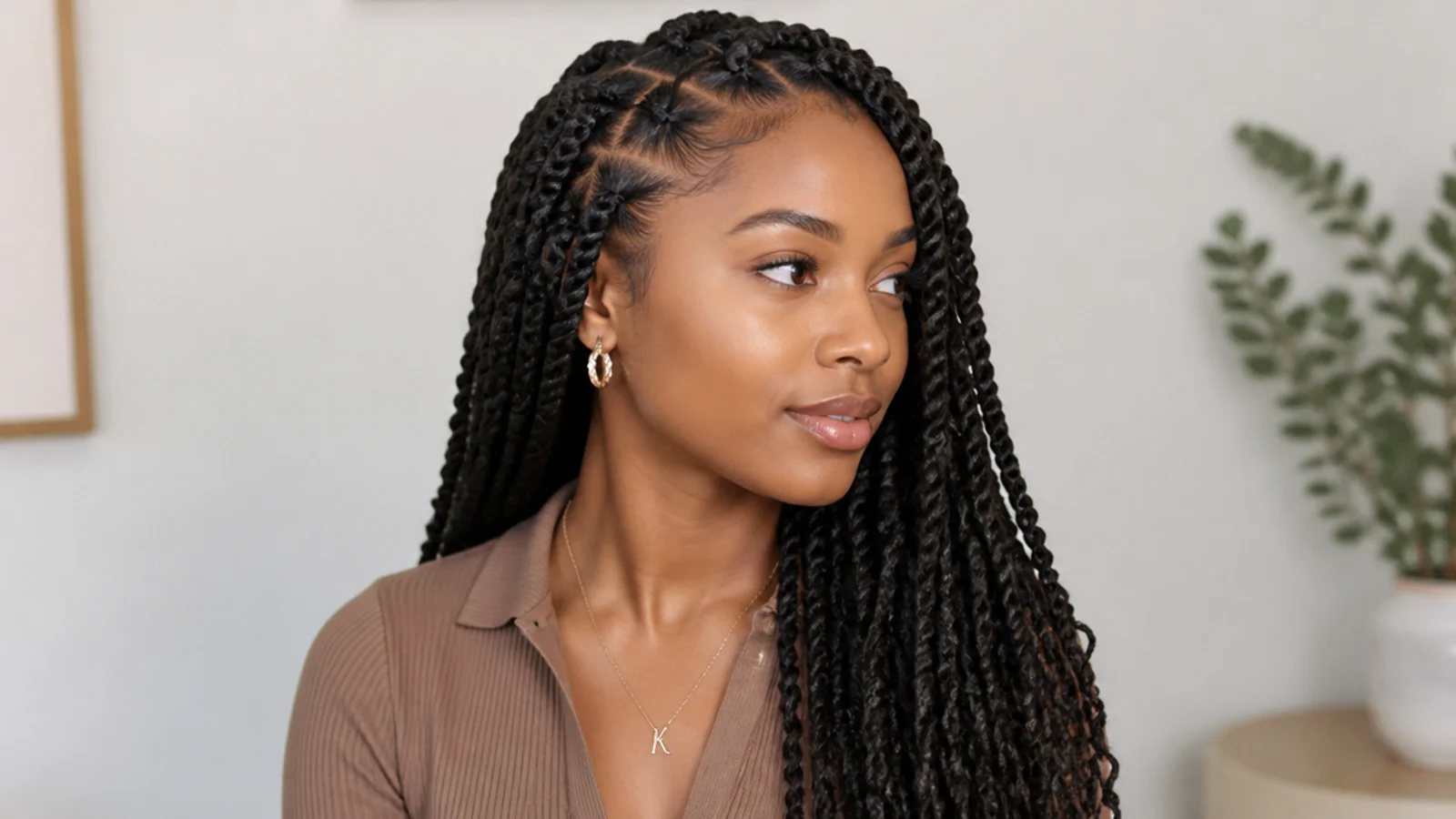 A comfortable, not-too-tight passion twist root