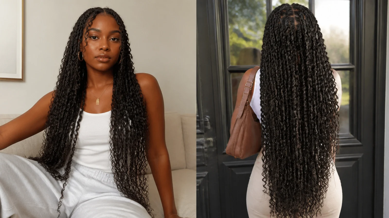 Long waist-length passion twists