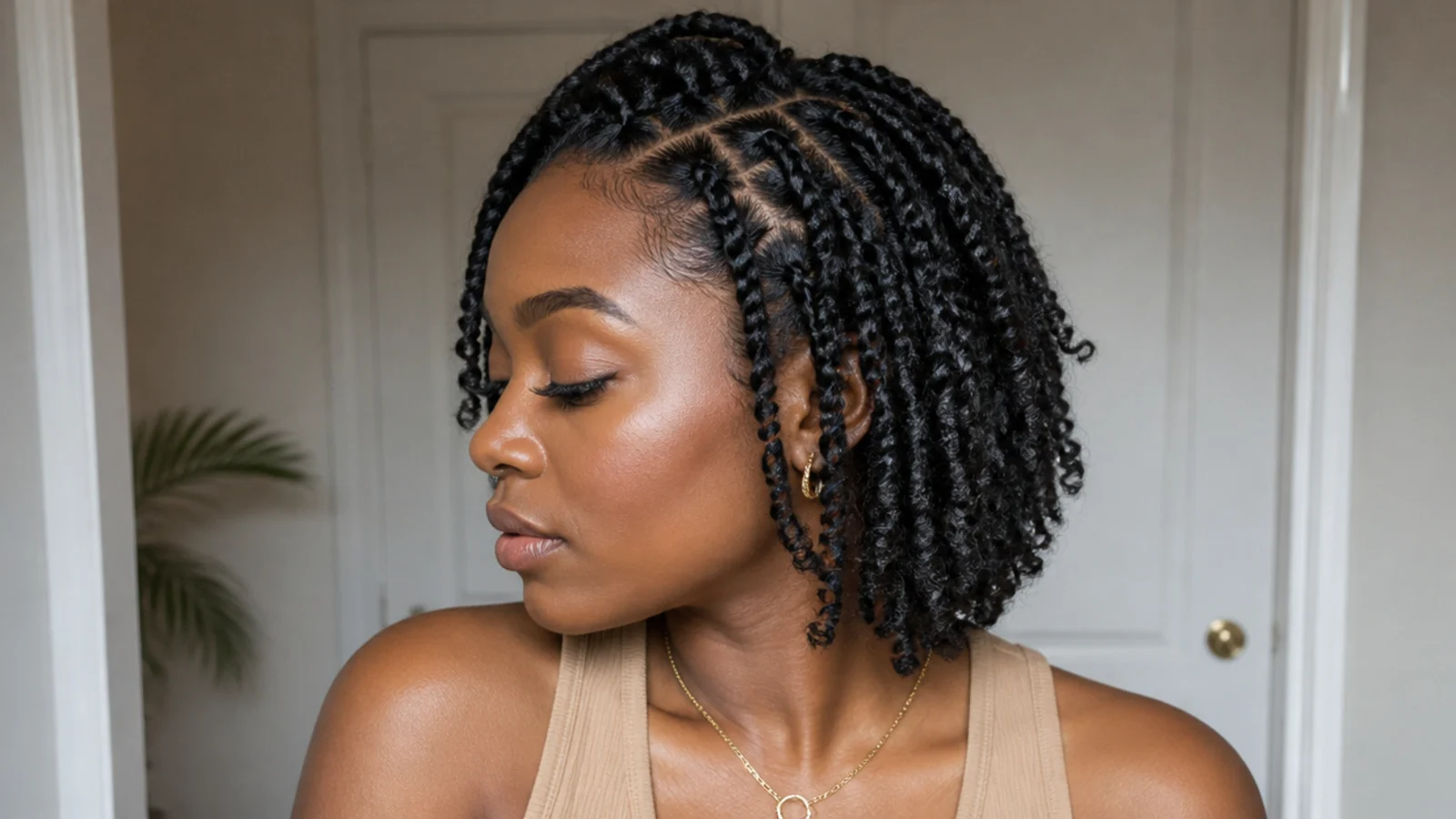 Neat, tidy short passion twists bob