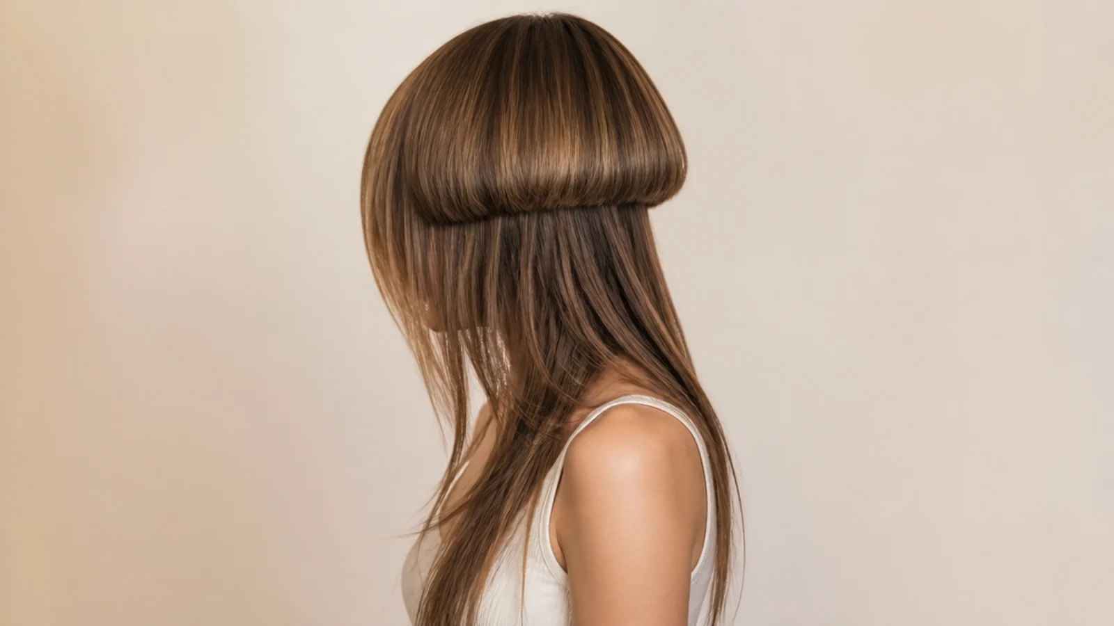 Jellyfish haircut with a point-cut textured bell edge sitting over long layered tentacle lengths
