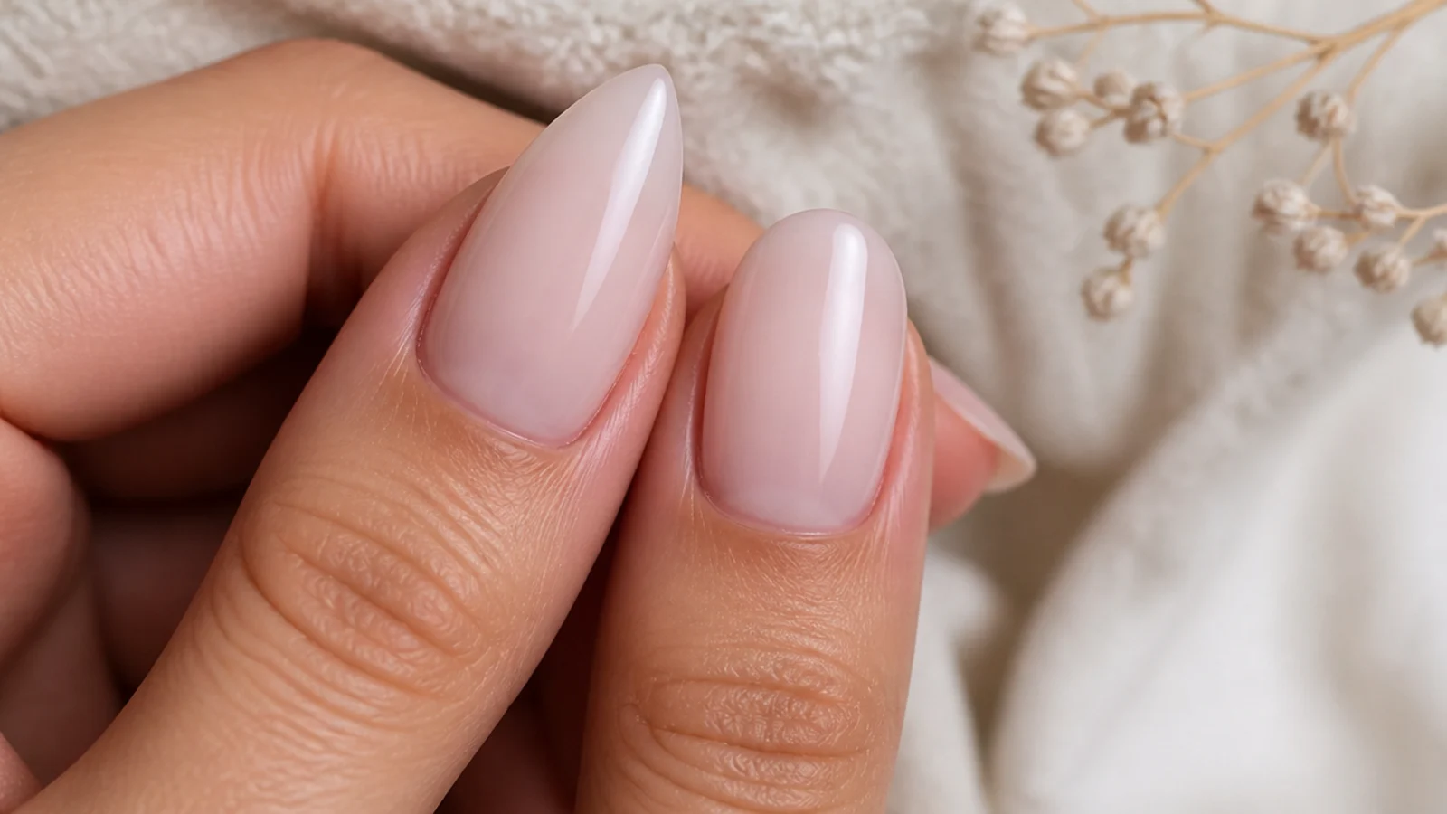Two nails side by side showing an almond soft point beside an oval rounded tip from the same sidewall taper