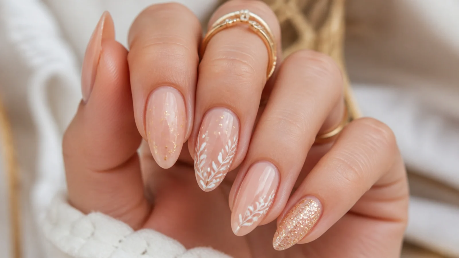 Boho nails styled for a festival, an outdoor wedding and everyday wear