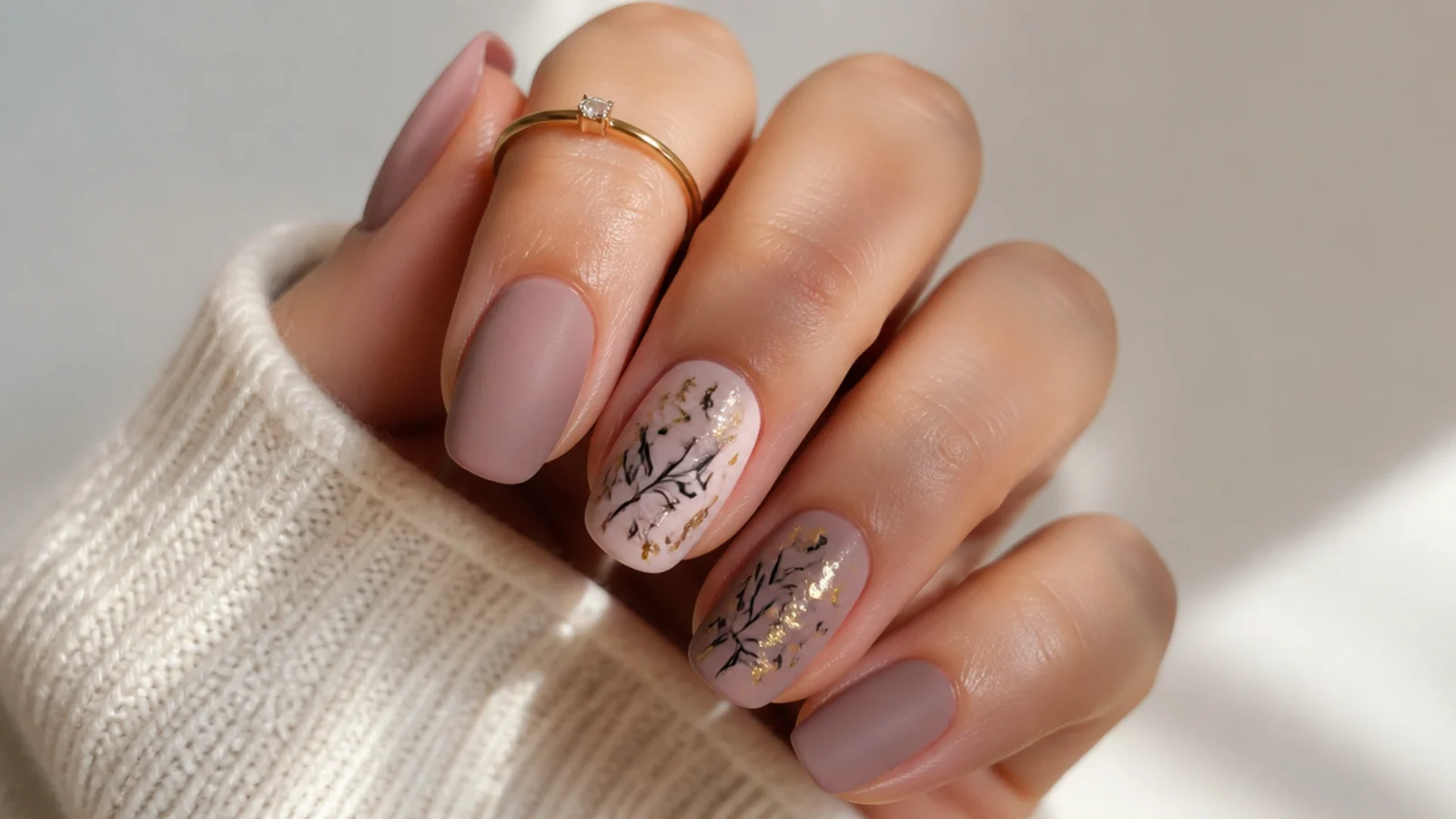 A well-sealed matte gel manicure kept flat and even for weeks